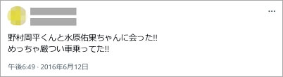 水原佑果と野村周平